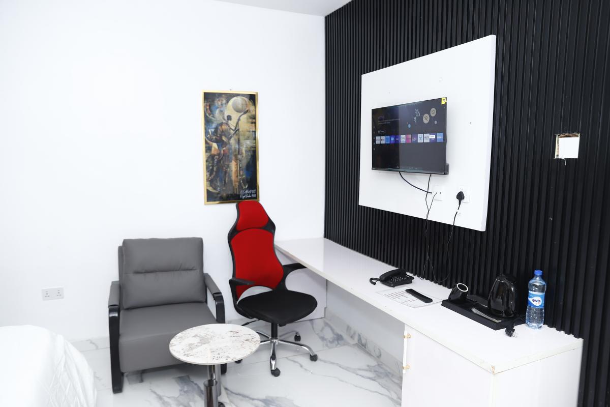 Hotel Room Background Image